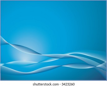 colorful vector with intersecting lines on gradient blue background, wallpaper use