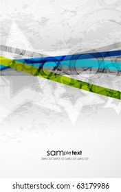 Colorful vector lines. Abstract background