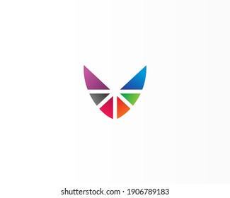 farbiges Vektorlogo-Design für Ihr Markensymbol