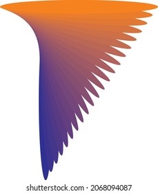 Diseño gráfico del logotipo del vector colorido