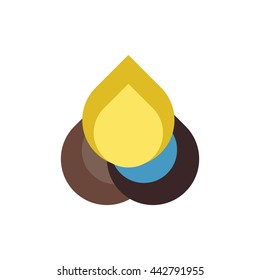 Colorful Vector Logo Icon Element