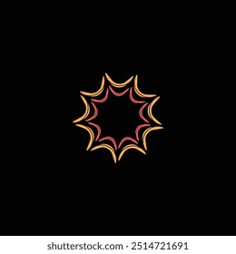 Colorido logotipo de Vector ilustración de Plantilla . Icono de círculo 