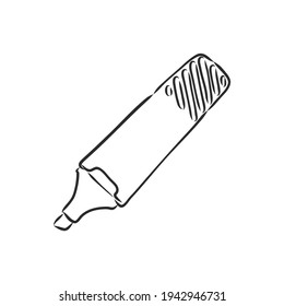 Colorful Vector markers set on a white background, a photo of markers for drawing different colors Isolated on white markers set. Realistic markers set for design.