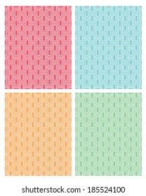 Colorful Vector Modern Wallpaper Set 