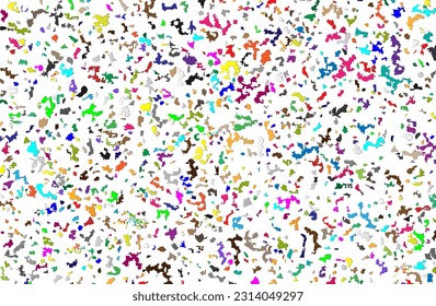 Colorful vector mosaic pattern from rainbow color palette (red, orange, violet, yellow, green, blue) colors for arts backgrounds