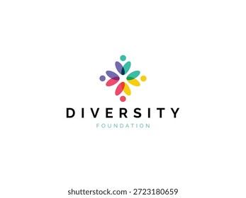 Farbiges Vektor Origami Logo Design