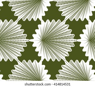 Colorful vector ornamental pattern, seamless art background decorated with white lines, best for graphic and web design. Geometric ornate decoration.