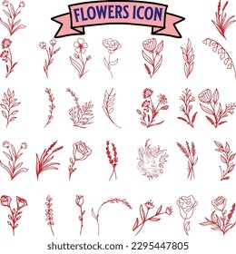 Colorful vector paper flowers set illustration. 3d origami abstract flower icons isolated on white background.Paper art style for banner, poster, promotion, web site, online shopping, advertising.