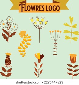 Colorful vector paper flowers set illustration. 3d origami abstract flower icons isolated on white background.Paper art style for banner, poster, promotion, web site, online shopping, advertising.