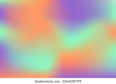 Colorful vector pastel blurred gradient textures. Abstract tie-dye banners. Color style background. Wallpaper for site, social media, fons, card, poster, banner, presentation, game, print, postcards