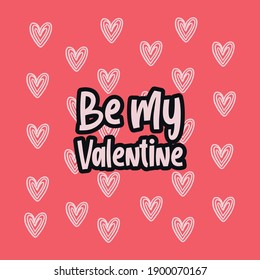 Colorful vector pattern design for Valentine's Day.