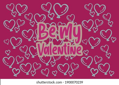 Colorful vector pattern design for Valentine's Day.