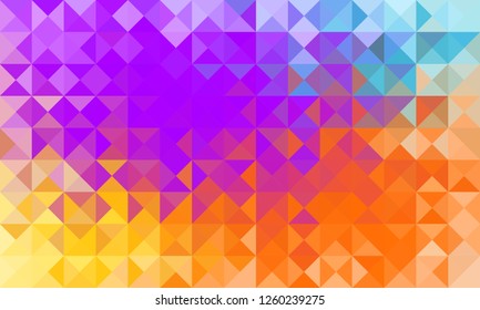 colorful vector pattern made of triangles