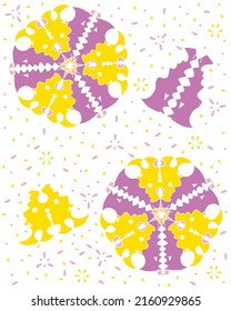 colorful vector pattern that can be used with a variety of materials