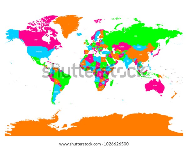 colorful-vector-political-map-of-world-with-country-names-and-capital-cities