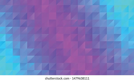 Colorful vector polygon abstract backdrop. Abstract business design illustration with triangles.