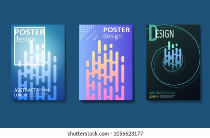Colorful vector posters