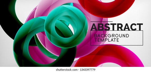 Farbige Vektorgrafik klingt mit geometrisch abstraktem Hintergrund, modernem geometrischem Muster. Design-Vorlage für Geschäfts- oder Technologiepräsentationen, Broschüren oder Flyer-Muster oder geometrischer Webbanner, minimaler