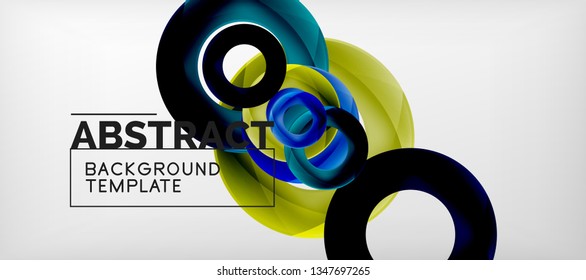 Farbige Vektorgrafik klingt mit geometrisch abstraktem Hintergrund, modernem geometrischem Muster. Design-Vorlage für Geschäfts- oder Technologiepräsentationen, Broschüren oder Flyer-Muster oder geometrischer Webbanner, minimaler