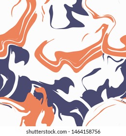 Colorful vector seamless abstract patern with splashes. For textile, wallpaper, covers and print