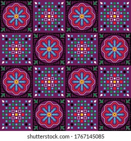 colorful vector seamless abstract pattern design