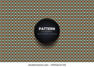 Patrón geométrico sin fisuras de un vector colorido