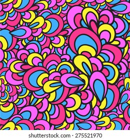 Colorful  vector seamless pattern. Seamless abstract bright pattern can be used for textile, wallpaper, wrapping.