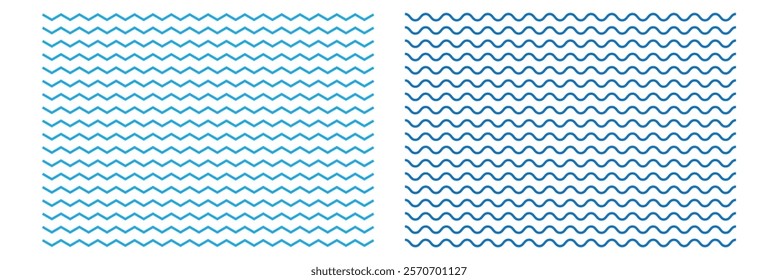 Colorful Vector seamless pattern with multicolored Zigzag lines, wrapping paper and Designs. Zigzag variety.