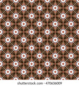 Colorful Vector Seamless Pattern with Traditional Arabic Islamic background.
 