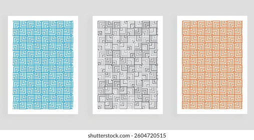 Colorful vector seamless patterns collection. Set of cute backgrounds with modern minimal labels. Abstract geometric floral textures. Spring summer decor. Simple cute pattern design for babies, kids