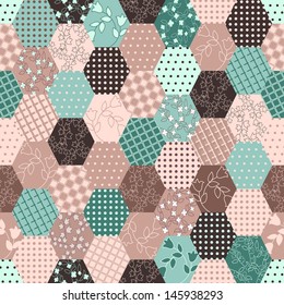Colorful vector seamless patterns (tiling). Endless texture can be used for wallpaper, pattern fills, web page background,surface textures. Set of bright geometric ornaments.