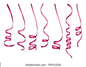 Colorful vector serpentine on white background