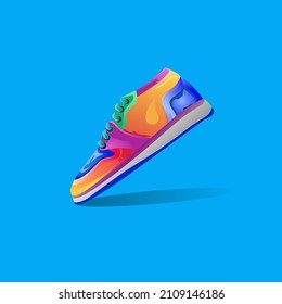 
colorful vector shoe illustration that attracts your business visitors,