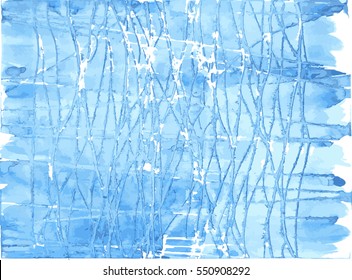 Colorful Vector Splashes - Blot, Stains Set. set splash color blue