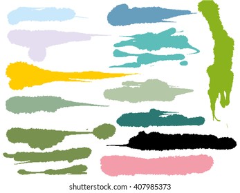 Colorful Vector Stains.