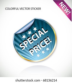 Colorful vector stickers