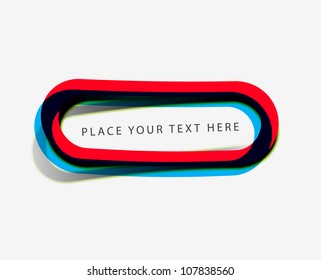 Colorful vector stickers/ label design element.