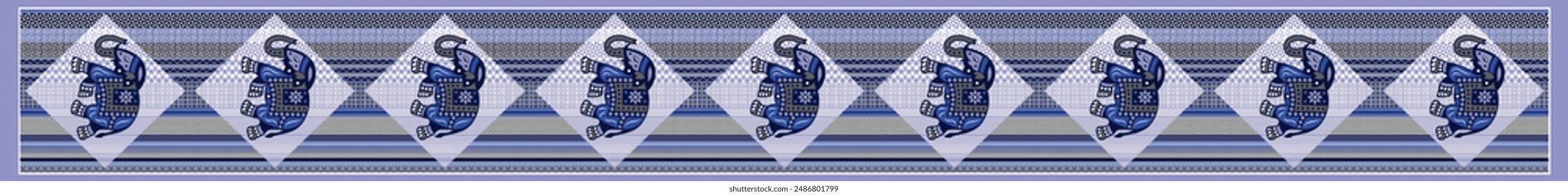 colorful vector strip border design.