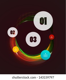 Colorful vector swirl abstract background