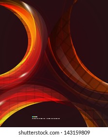 Colorful vector swirl abstract background