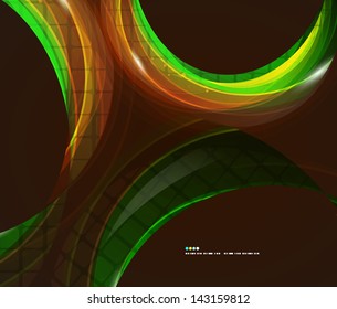 Colorful vector swirl abstract background