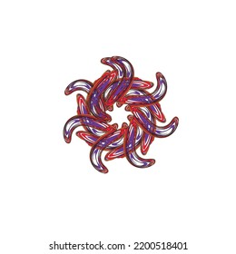 colorful vector symbol design. Colorful logo vector