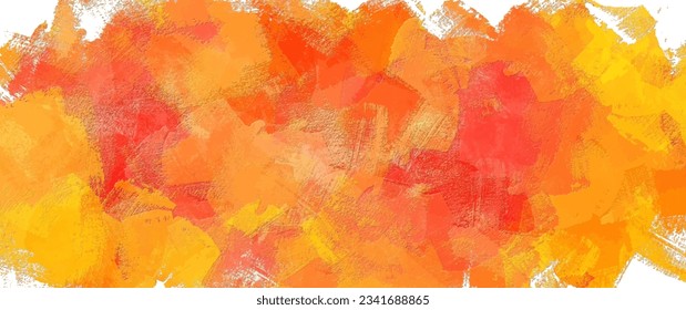  Colorful vector texture for background. Red, orange, yellow brush strokes backdrop. Back to school. Autumn bright multicolor hand drawn illustration for cards, cover design, poster. Fall background.