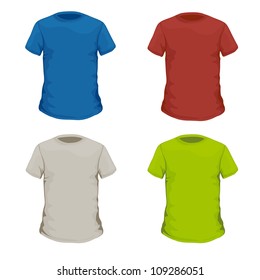 Colorful Vector T-shirt Design Template