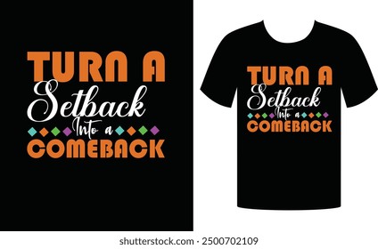 Colorful, vector typography, custom t-shart design 
