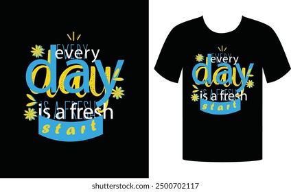 Colorful, vector typography, custom t-shart design 
