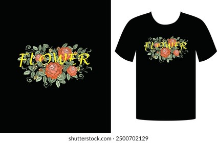 Colorful, vector typography, custom t-shart design 
