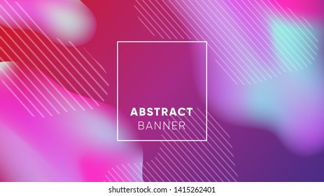Colorful vector wallpaper, geometric design. Bright background with gradient