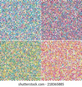 Colorful vector wallpaper. Triangle pattern background. You can use to show the feeling of clothes or package. 