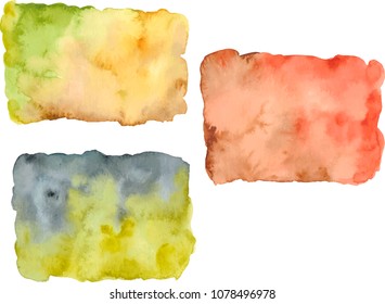 Colorful vector watercolor background.